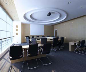 طراحی سه بعدی اتاق کنفرانس در برنامه(3DMAX)
