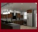 طرح کامل آشپزخانه به صورت 3D با لوازم و نورپردازی