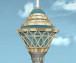 طراحی سه بعدی برج میلاد در 3D MAX