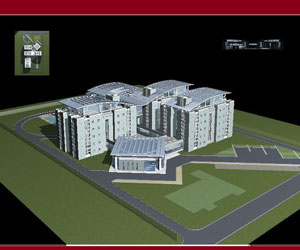 طراحی 3بعدی مجتمع های مسکونی در 3DMAX