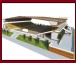 طراحی سه بعدی استادیوم فوتبال ساحلی در اسکچاپ